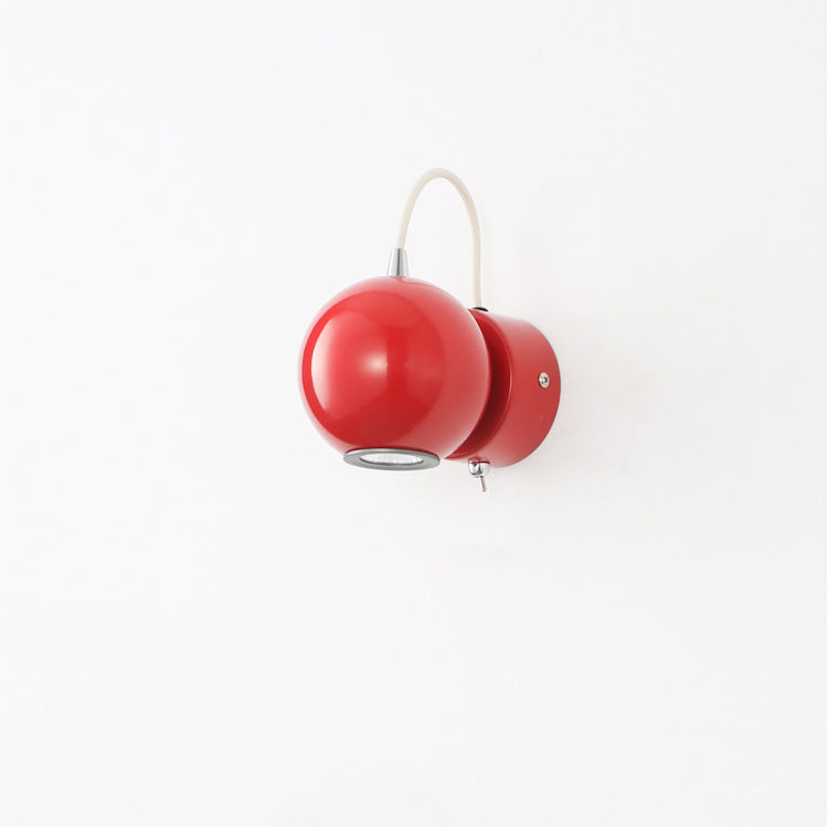 Magnetic Round Orb Iron Wall Lamp