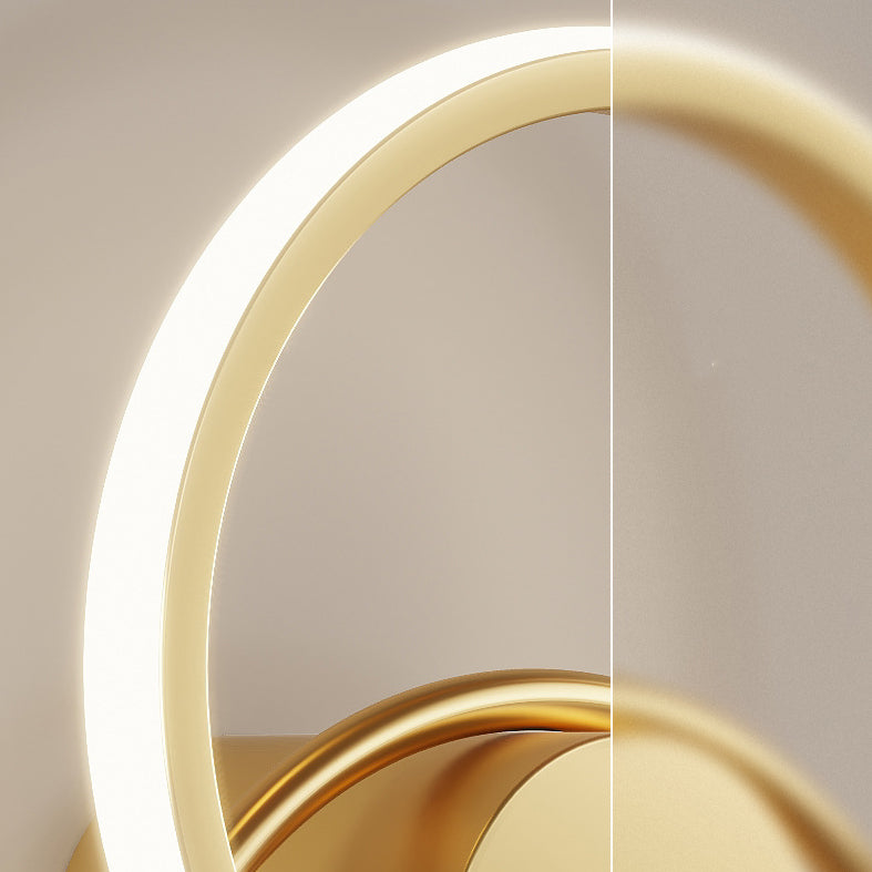 Orb Circle Iron Acrylic Wall Lamp
