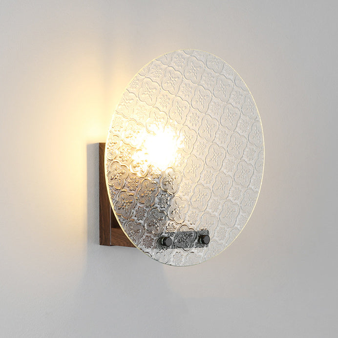 Tote Shape Round Iron Wall Lamp