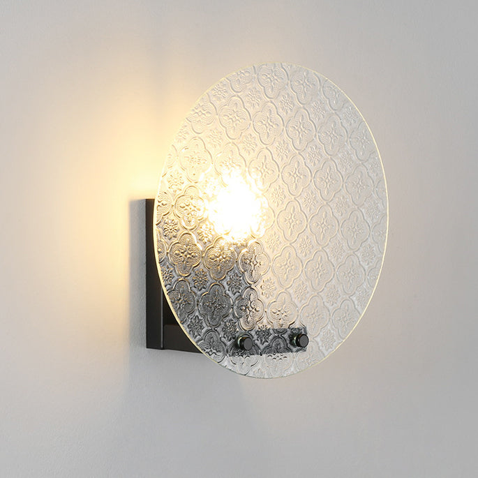 Tote Shape Round Iron Wall Lamp