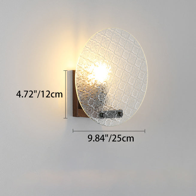 Tote Shape Round Iron Wall Lamp