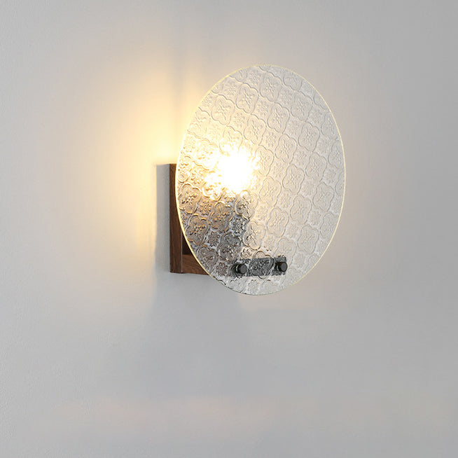 Tote Shape Round Iron Wall Lamp