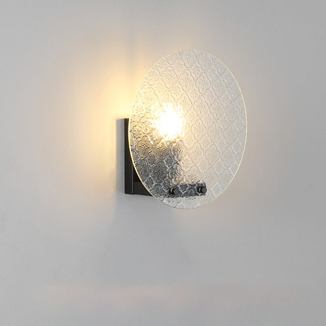 Tote Shape Round Iron Wall Lamp