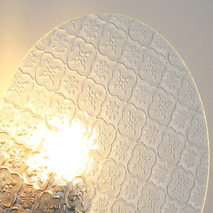 Tote Shape Round Iron Wall Lamp