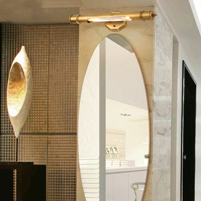 Round Cylinder Copper Aluminum 2-Light Wall Lamp