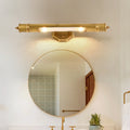 Round Cylinder Copper Aluminum 2-Light Wall Lamp