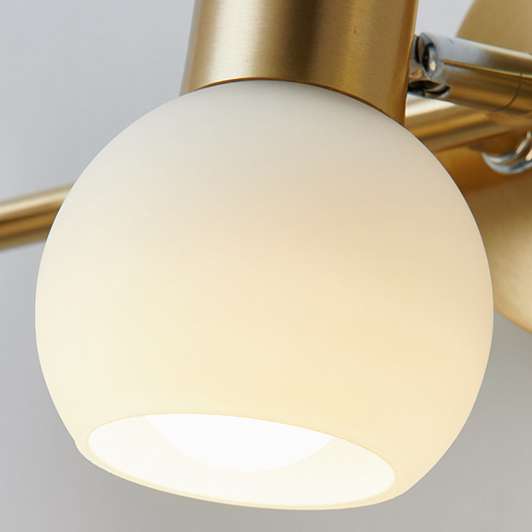 Round Cone Linear Copper 2-Light Wall Lamp