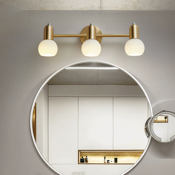 Round Cone Linear Copper 2-Light Wall Lamp
