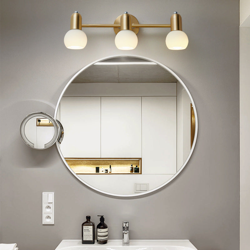 Round Cone Linear Copper 2-Light Wall Lamp