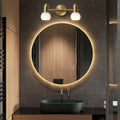 Round Cone Linear Copper 2-Light Wall Lamp
