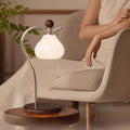 Floral Arc Round Cone Table Lamp