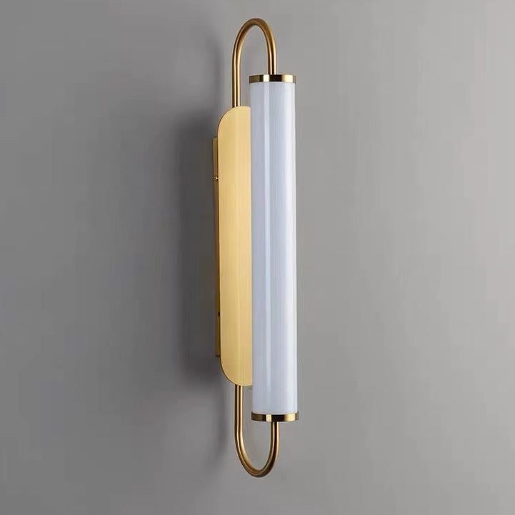 Linear Cylinder Iron Acrylic Wall Lamp
