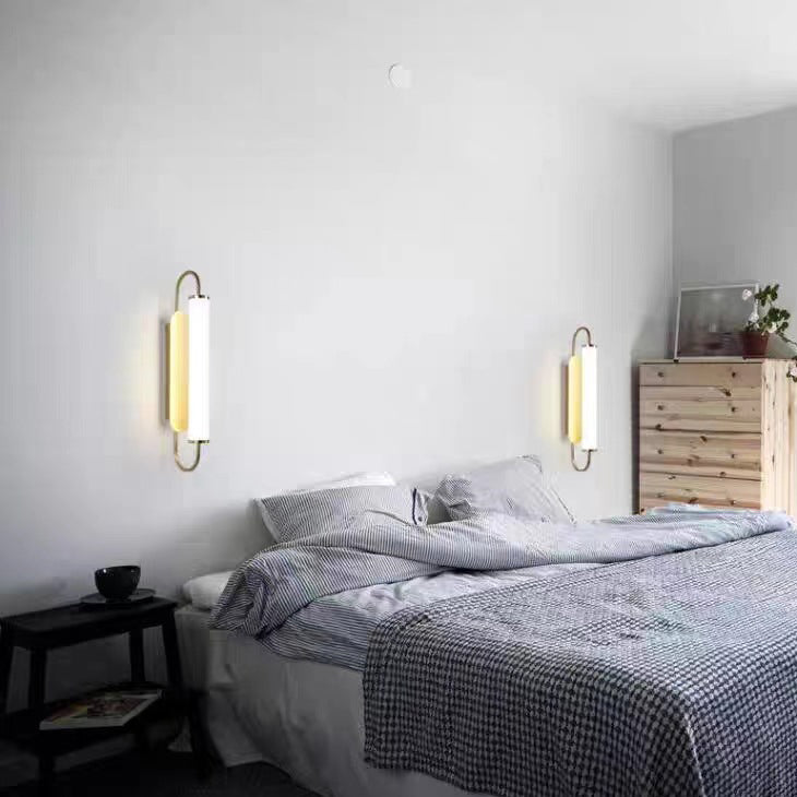 Linear Cylinder Iron Acrylic Wall Lamp
