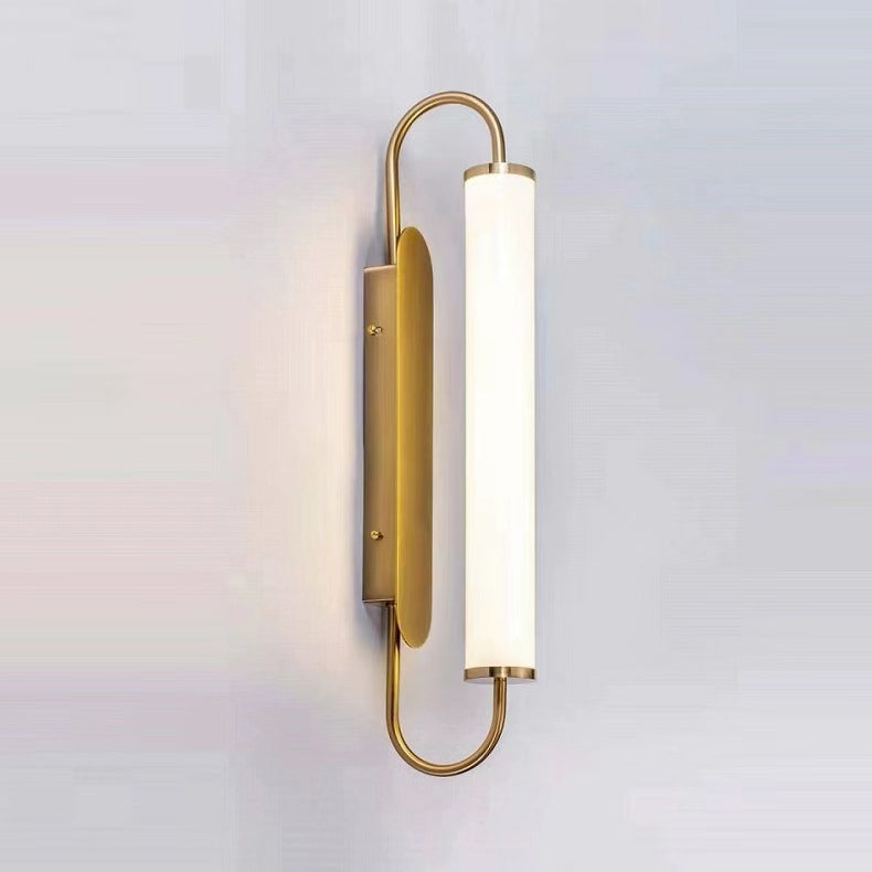 Linear Cylinder Iron Acrylic Wall Lamp