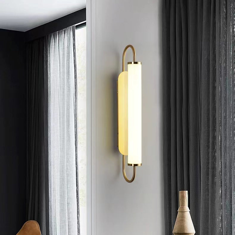 Linear Cylinder Iron Acrylic Wall Lamp