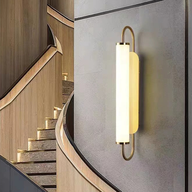 Linear Cylinder Iron Acrylic Wall Lamp