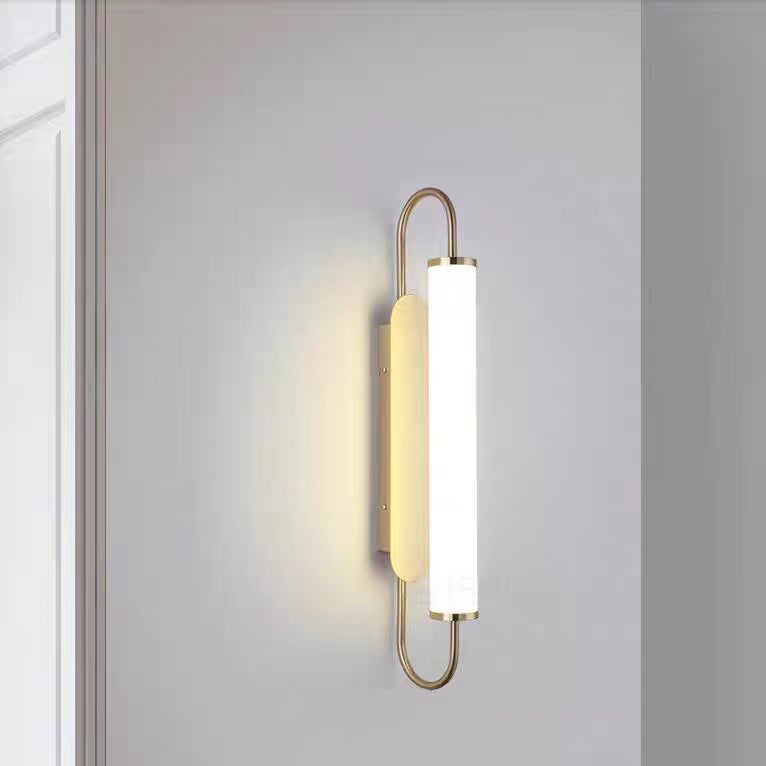 Linear Cylinder Iron Acrylic Wall Lamp