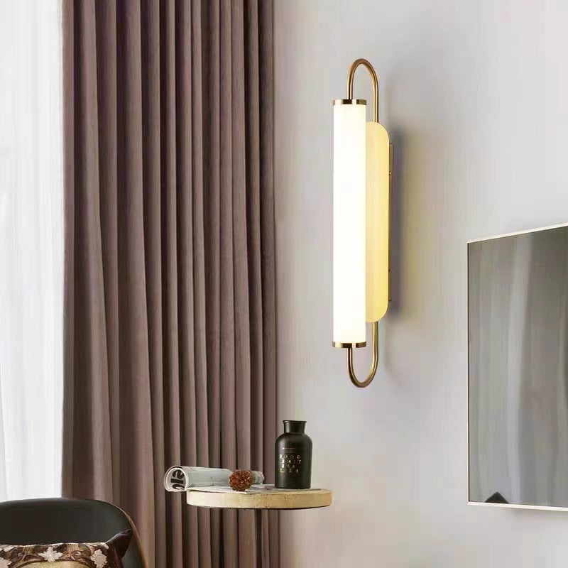 Linear Cylinder Iron Acrylic Wall Lamp