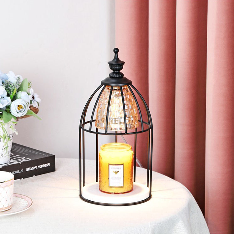 Round Cone Cylinder Marble Table Lamp