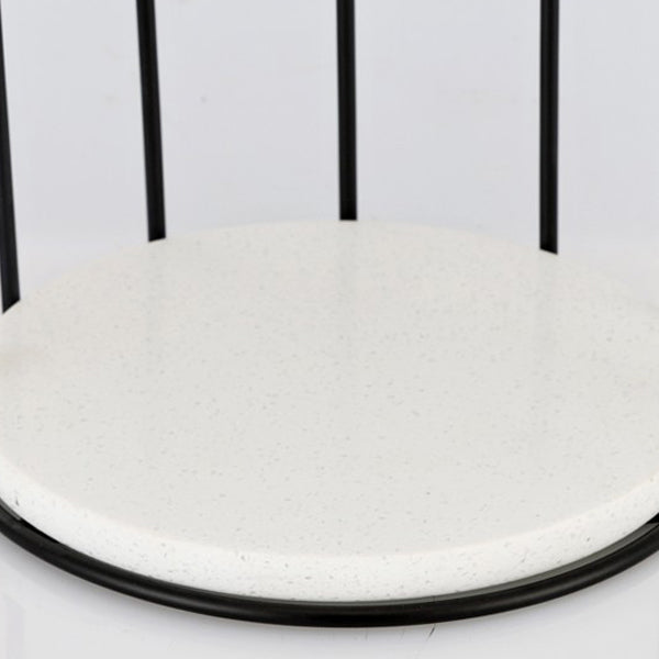 Round Cone Cylinder Marble Table Lamp