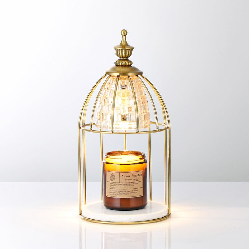 Round Cone Cylinder Marble Table Lamp