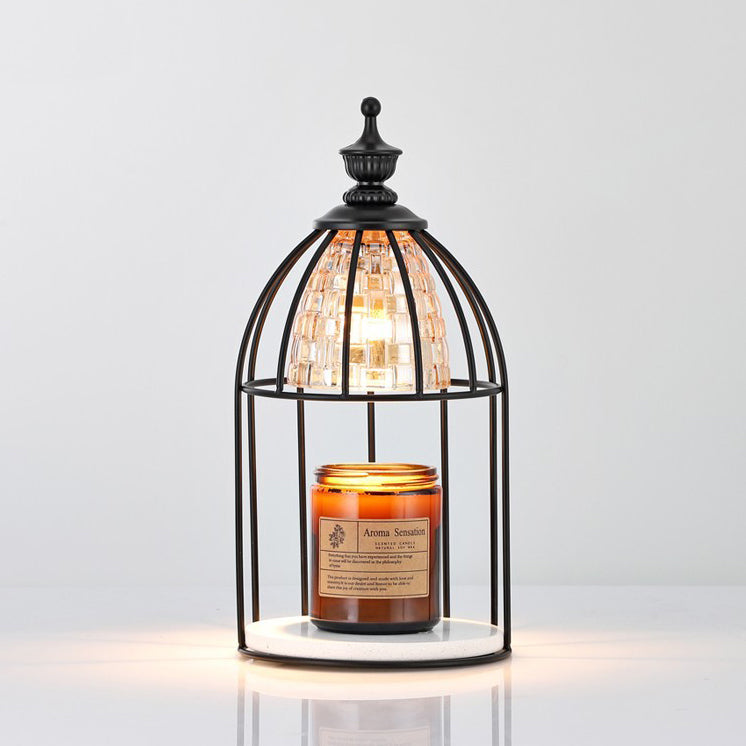 Round Cone Cylinder Marble Table Lamp
