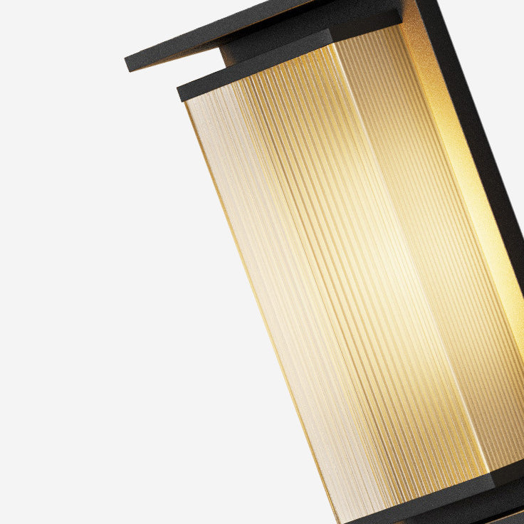Rectangle PC Stainless Steel Outdoor Light