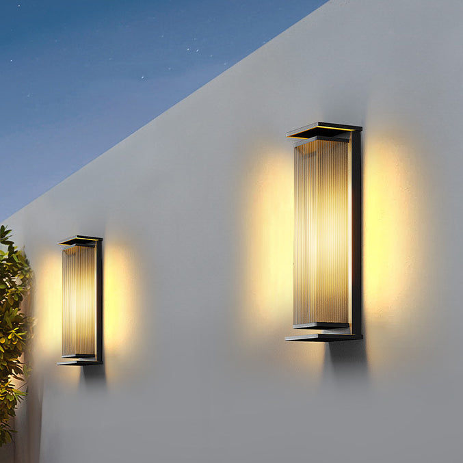 Rectangle PC Stainless Steel Outdoor Light