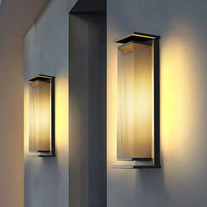 Rectangle PC Stainless Steel Outdoor Light