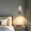 Oval Round Iron Aluminum Wall Lamp