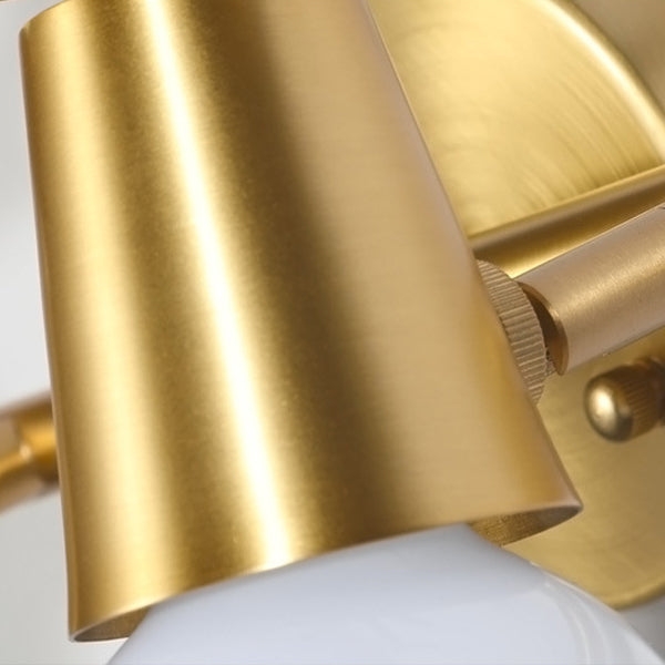 Antler Round Prism Copper 2-Light Wall Lamp