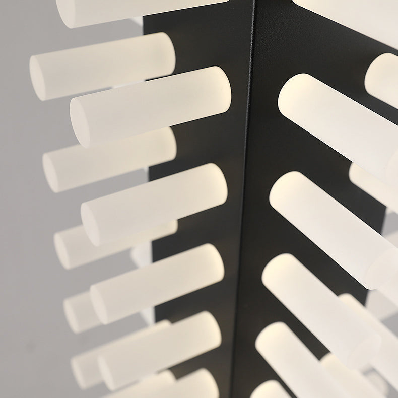 Square Iron Acrylic Living Floor Lamp