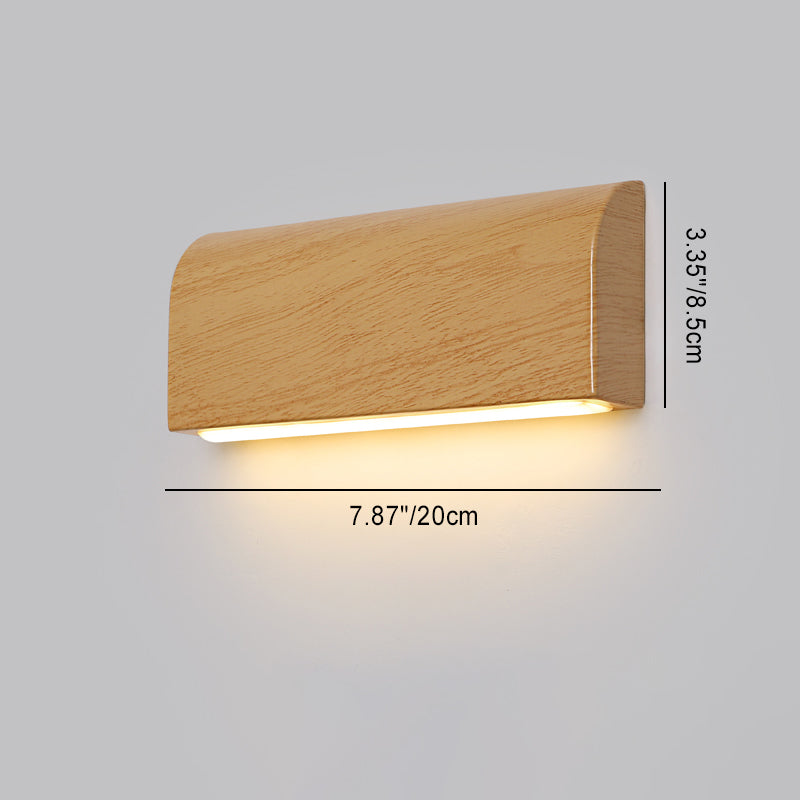 Rectangle Trapezoid Aluminum Bedroom Wall Lamp