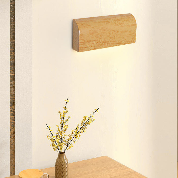 Rectangle Trapezoid Aluminum Bedroom Wall Lamp