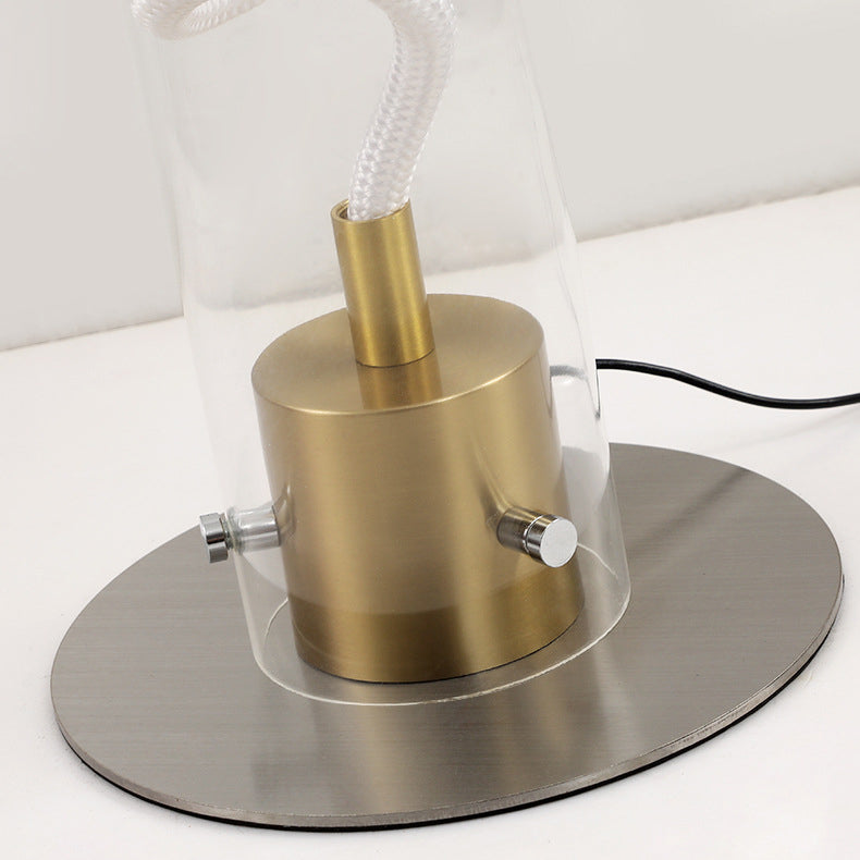 Round Cylinder Iron Acrylic Floor Lamp