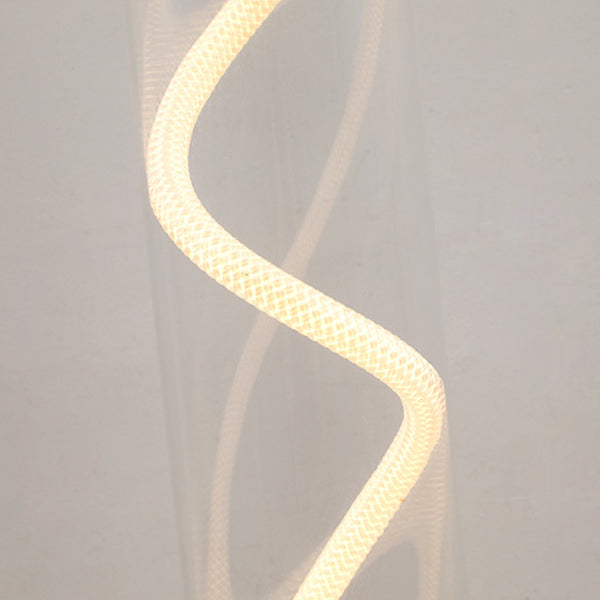 Round Cylinder Iron Acrylic Floor Lamp