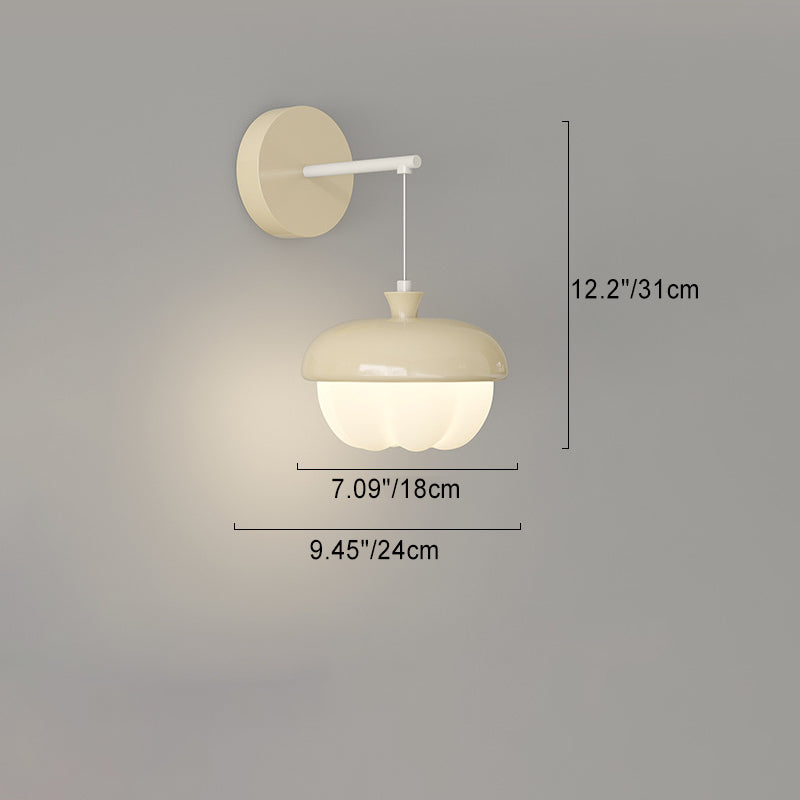 Pinecone Shape Round PE Wall Lamp