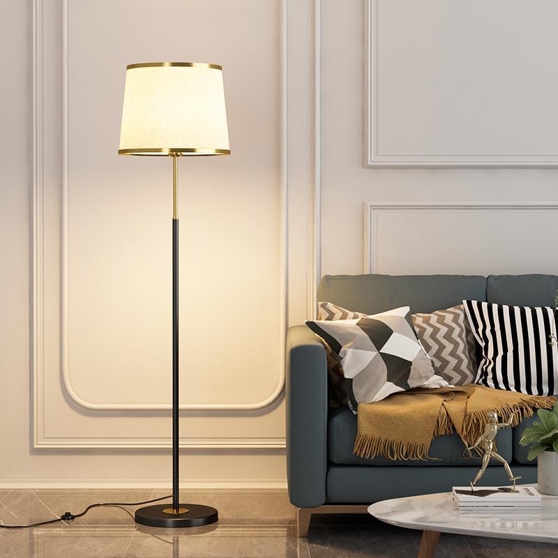Round Cylinder Metal Iron Floor Lamp