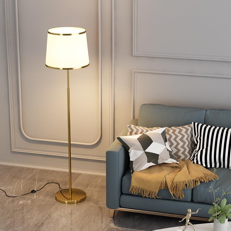 Round Cylinder Metal Iron Floor Lamp