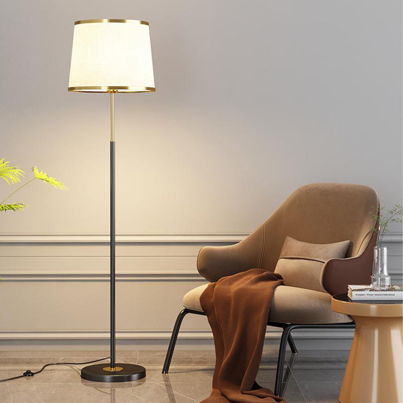 Round Cylinder Metal Iron Floor Lamp