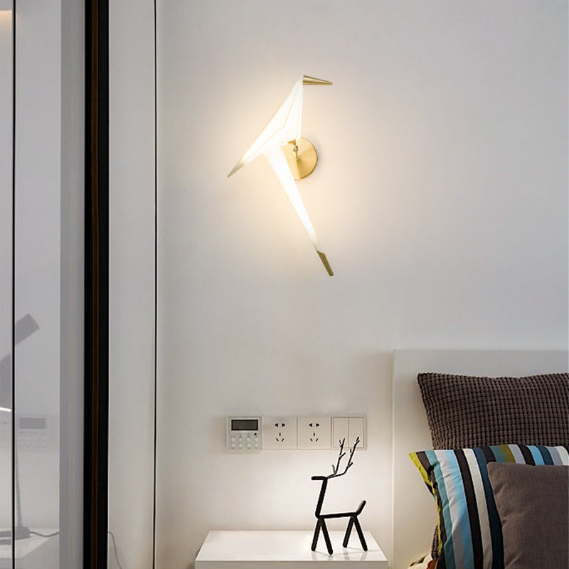 Thousand Paper Cranes Iron Wall Lamp