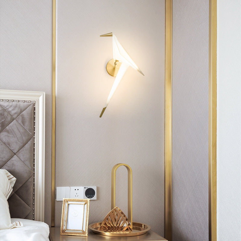 Thousand Paper Cranes Iron Wall Lamp