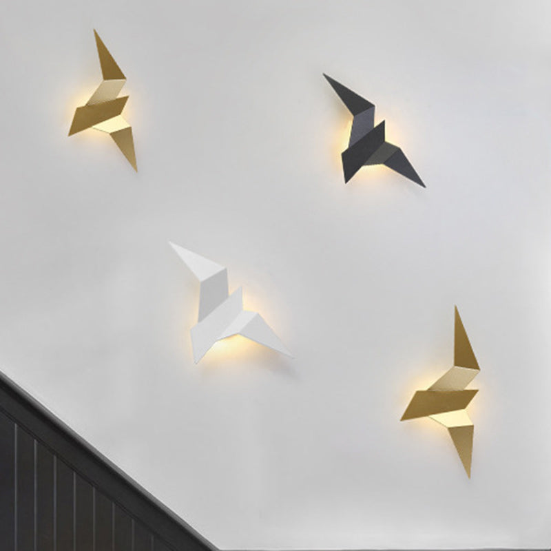 Flying Bird Shape Iron Wall Lamp