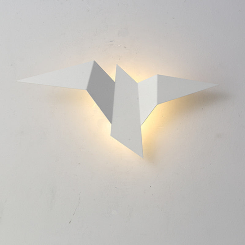 Flying Bird Shape Iron Wall Lamp