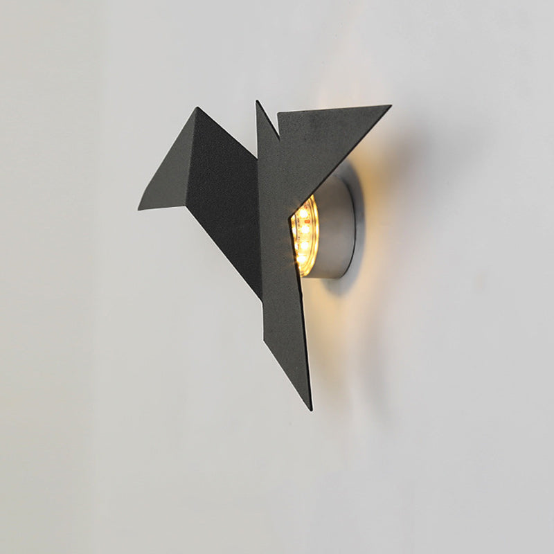 Flying Bird Shape Iron Wall Lamp