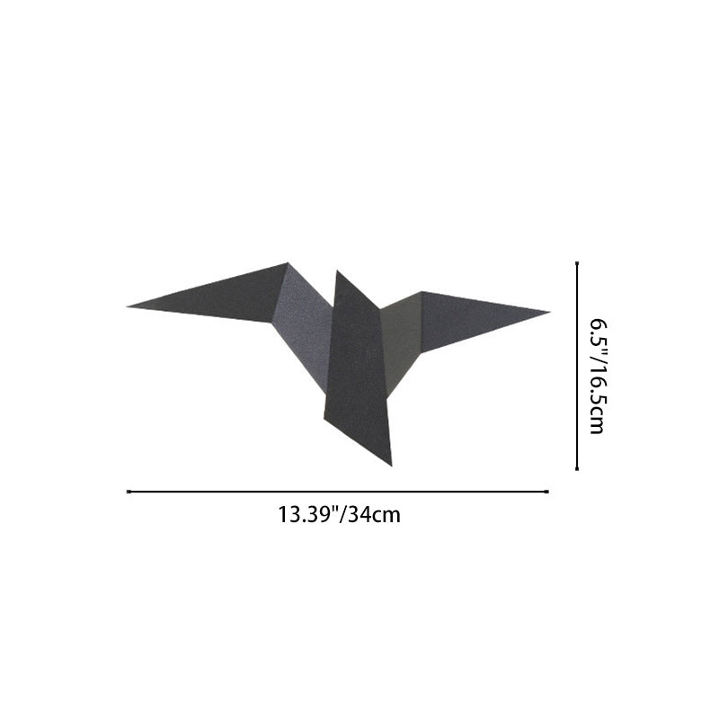 Flying Bird Shape Iron Wall Lamp