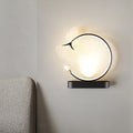 Round Flower Iron Aluminum Wall Lamp