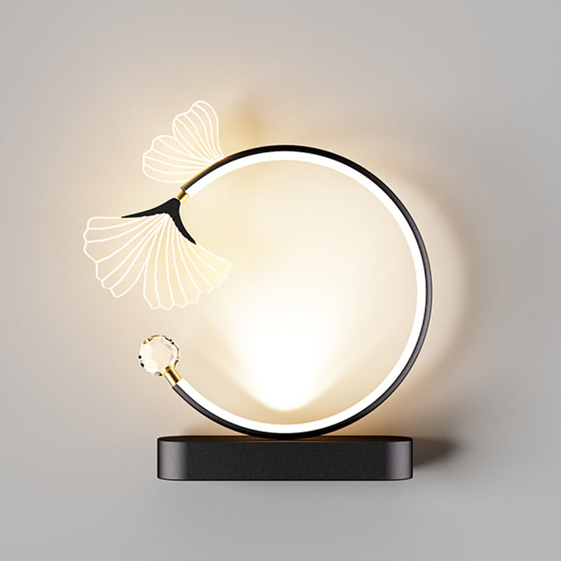 Round Flower Iron Aluminum Wall Lamp