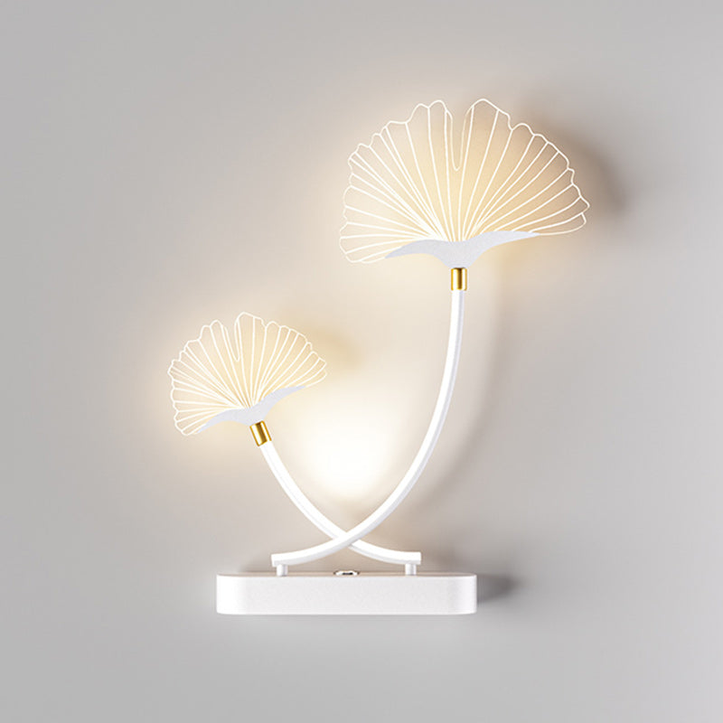 Double Flower Iron Aluminum Wall Lamp