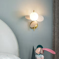 Kids Macaron Round Iron Wall Lamp